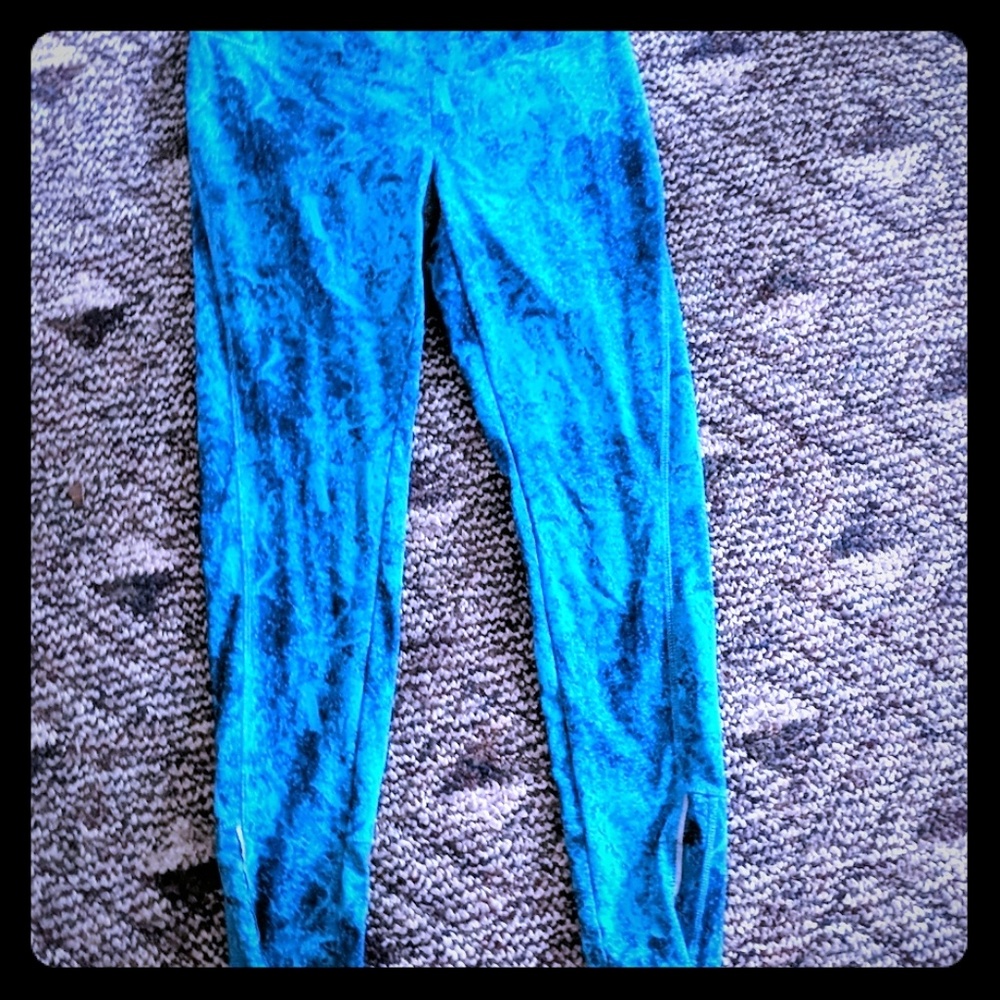 Umbro leggings blue tie-die